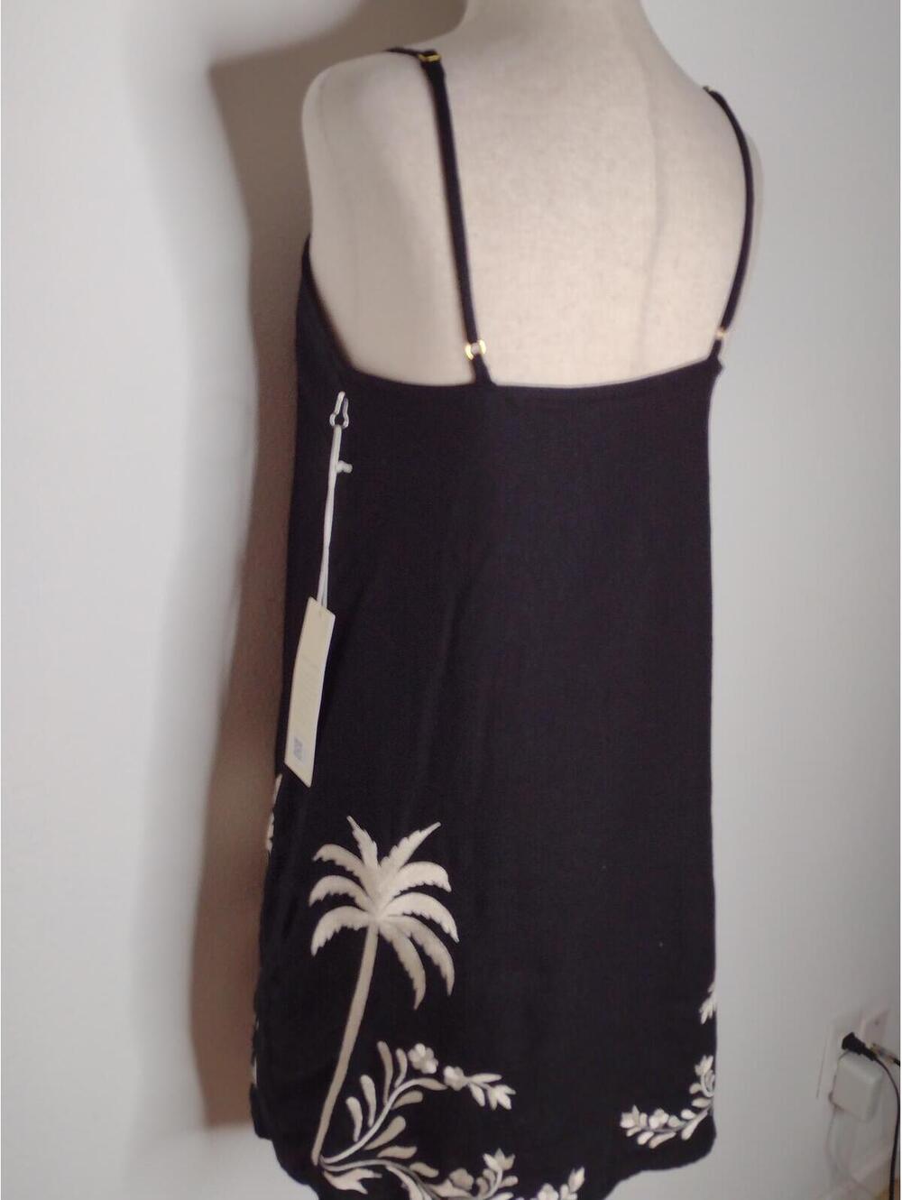 NWT Calypso Women's Black/White Tropical Dress Size XS - Picture 7 of 9